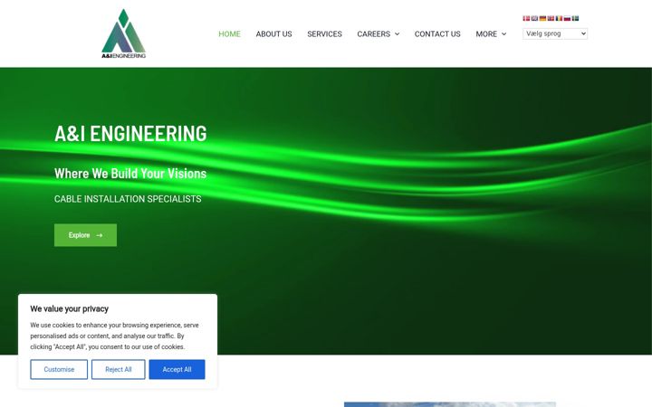 Screenshot of aiengineeringsolution.com