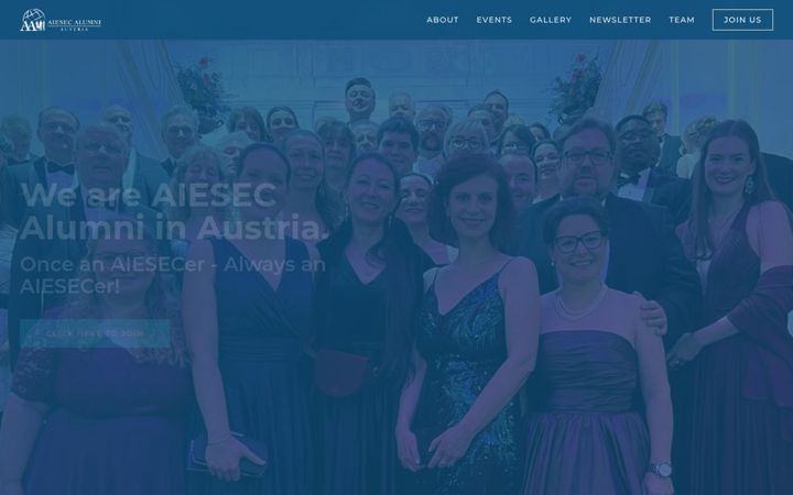 Screenshot του aiesecalumni.at