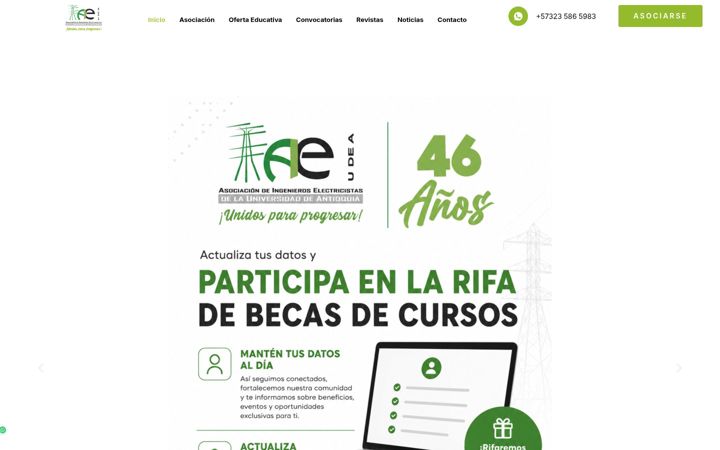 Screenshot of aieudea.co
