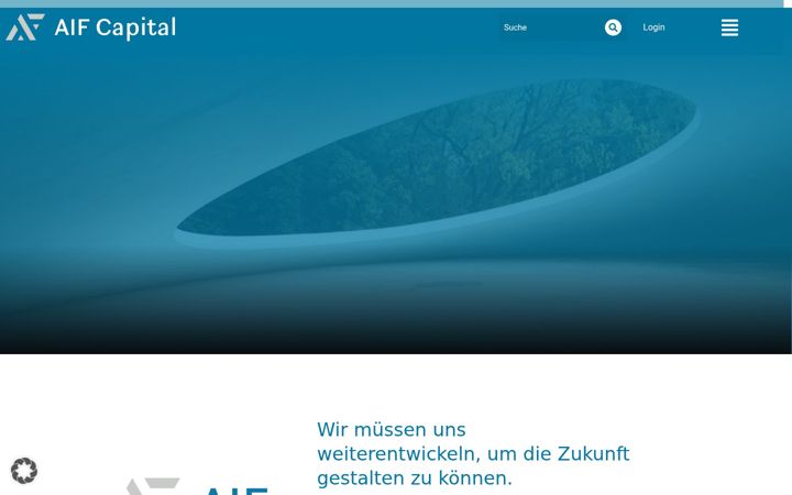 Screenshot of aif.capital