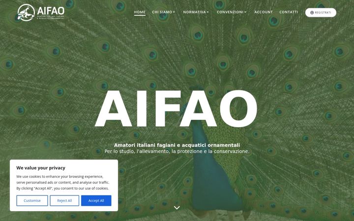 Screenshot of aifao.org