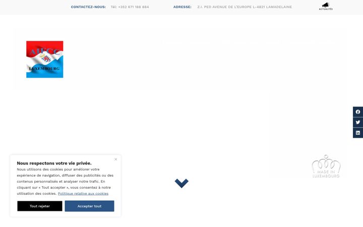 Kuvakaappaus sivustosta aifcc.lu