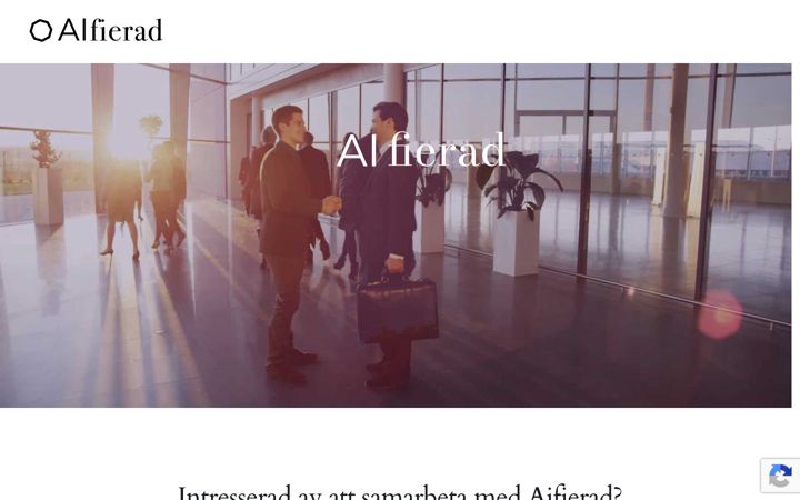 Screenshot of aifierad.se