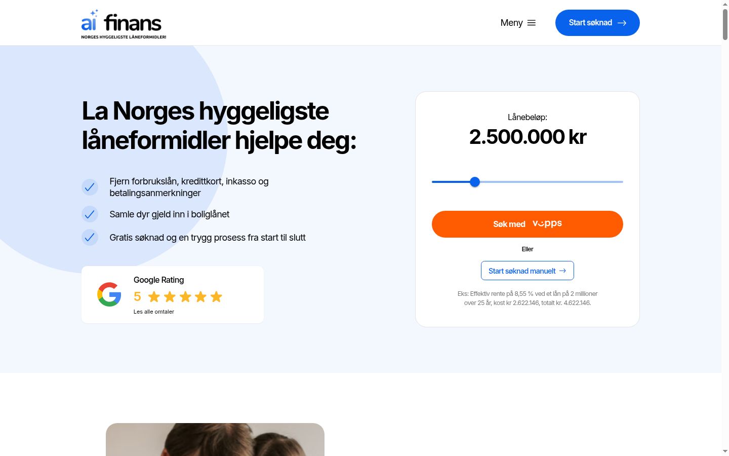 Kuvakaappaus suostumusbannerista, joka näytettiin ennen mitään vuorovaikutusta