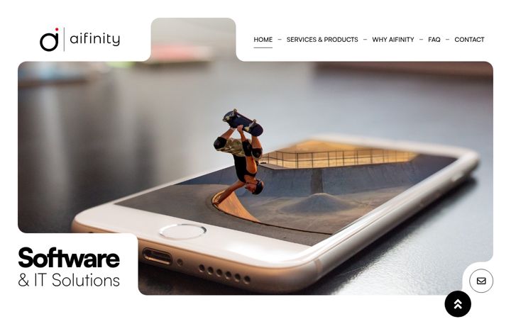 Zrzut ekranu aifinity.io