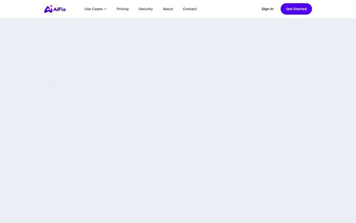 Screenshot of aiflo.app