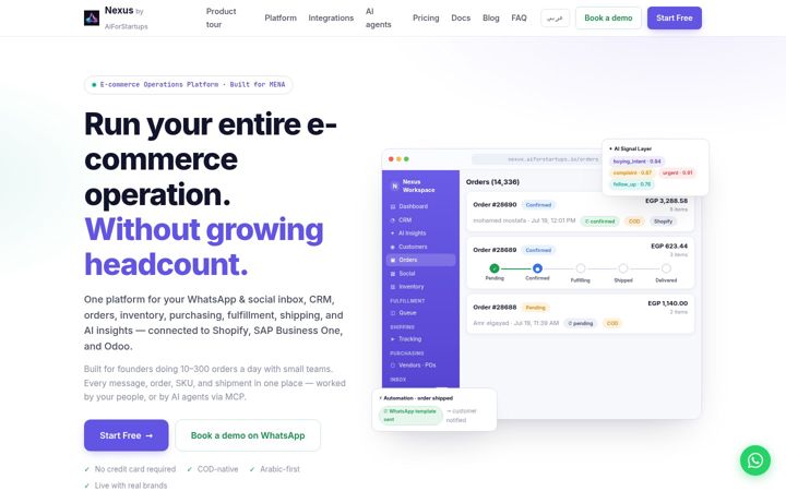 Skærmbillede af aiforstartups.io