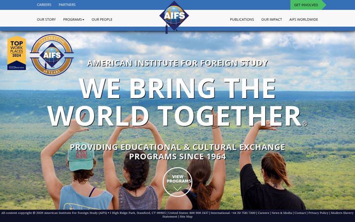 Zrzut ekranu aifs.com