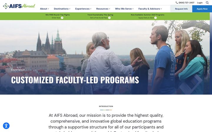 Screenshot of aifscustomized.com
