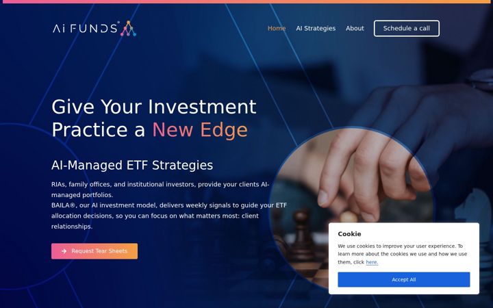 Screenshot of aifunds.com