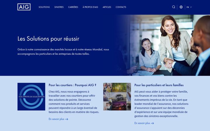 Screenshot of aig.lu