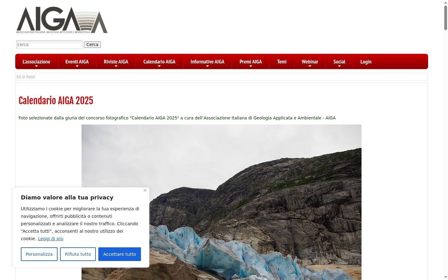 Screenshot tal-banner tal-kunsens muri qabel kwalunkwe interazzjoni