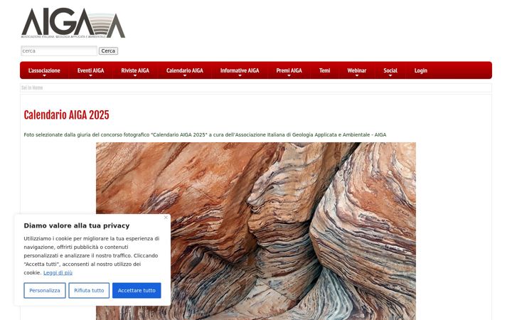 Screenshot of aigaa.org