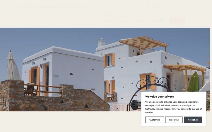 Screenshot του aigaio.com.gr