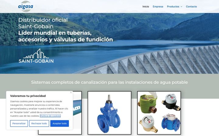 Screenshot of aigasa.com