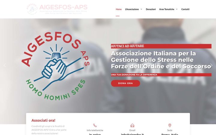 Screenshot of aigesfos.it