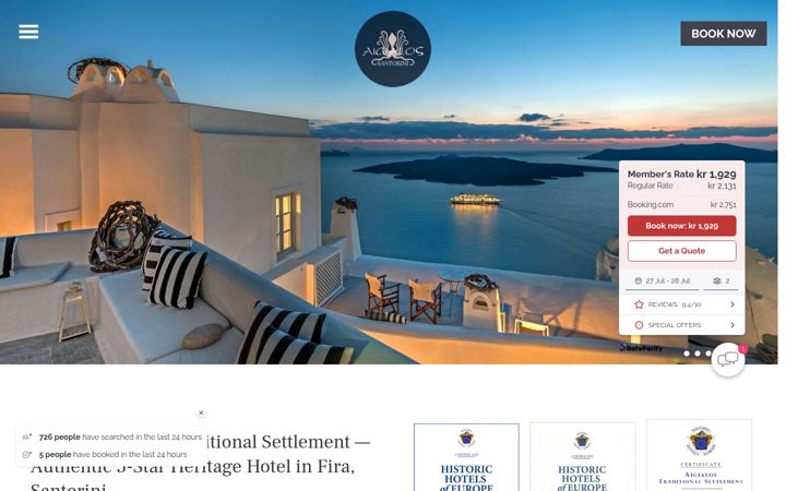 Screenshot of aigialos.gr
