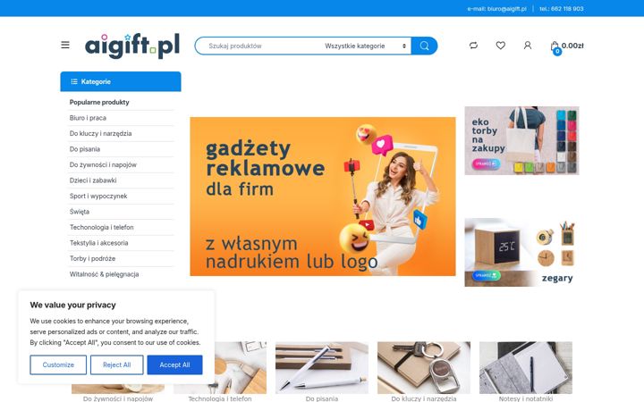 Screenshot of aigift.pl