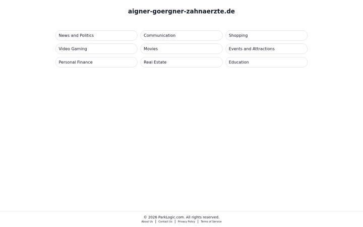 Screenshot of aigner-goergner-zahnaerzte.de