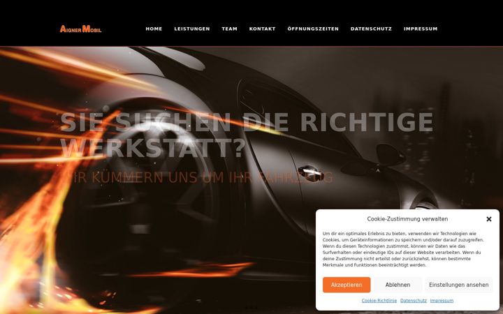 Screenshot of aignermobil.at