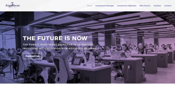 Snimka zaslona za aigokerosfund.com