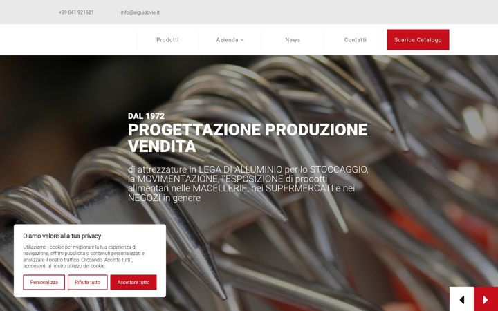 Screenshot of aiguidovie.it