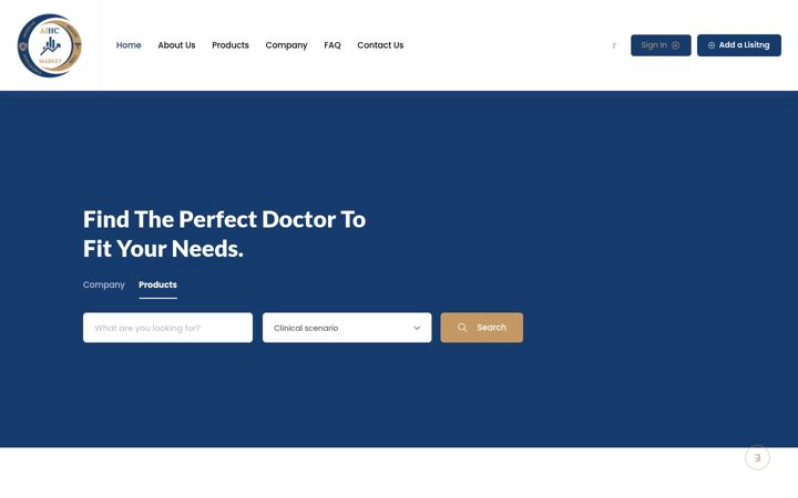Screenshot of aihealthcare.market