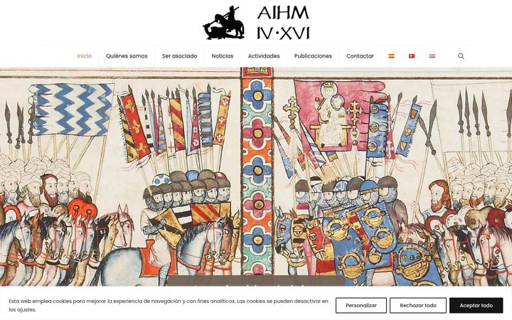 Screenshot of aihmilitar.com
