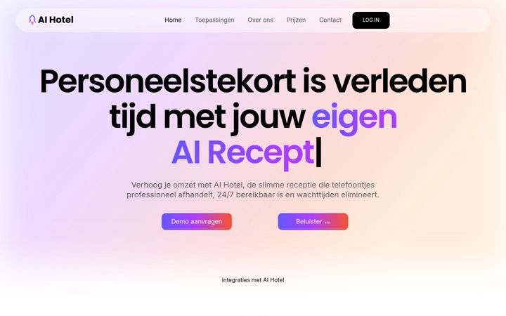Screenshot του aihotel.io