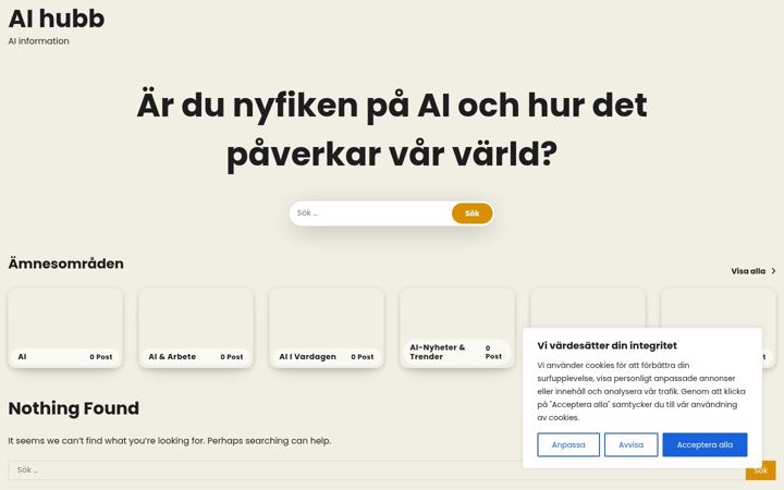 Screenshot von aihubb.ai