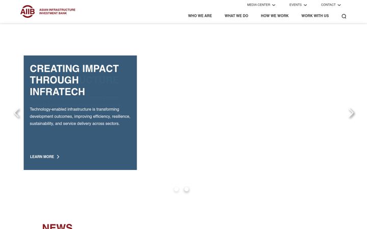 Screenshot of aiib.org