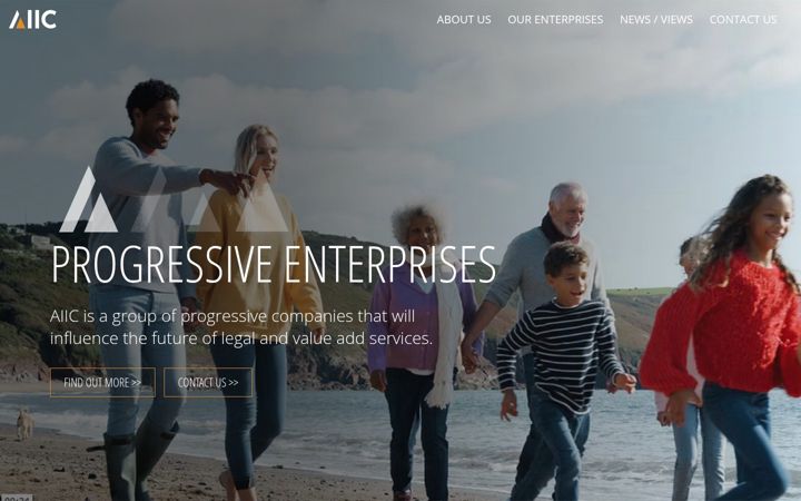 Screenshot von aiic-group.com