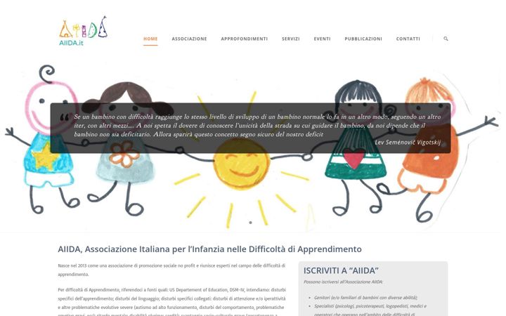 Screenshot of aiida.it