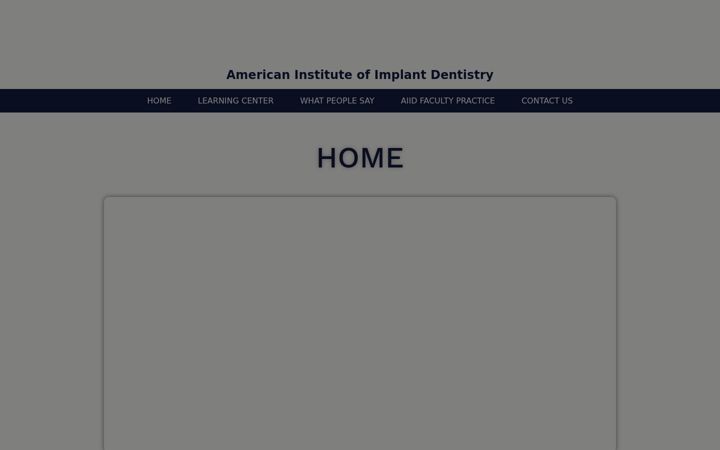Screenshot of aiidglobal.org