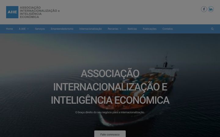 Screenshot of aiie.pt
