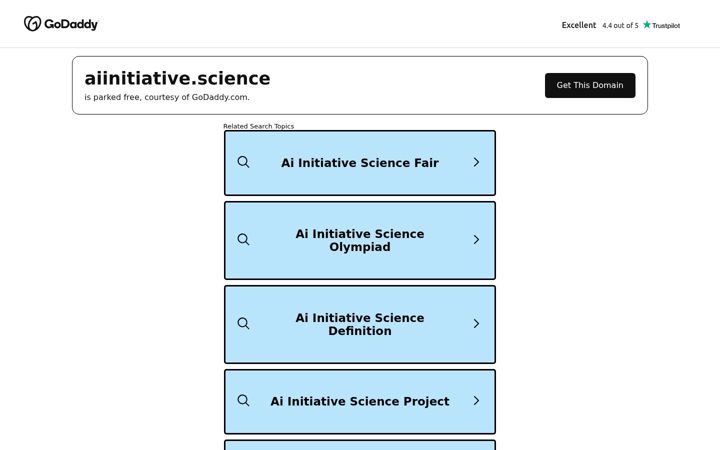 Screenshot of aiinitiative.science