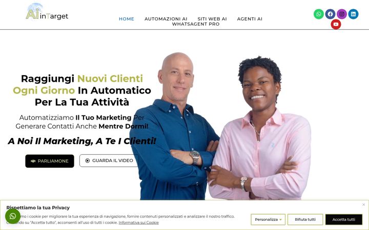 Screenshot of aiintarget.com