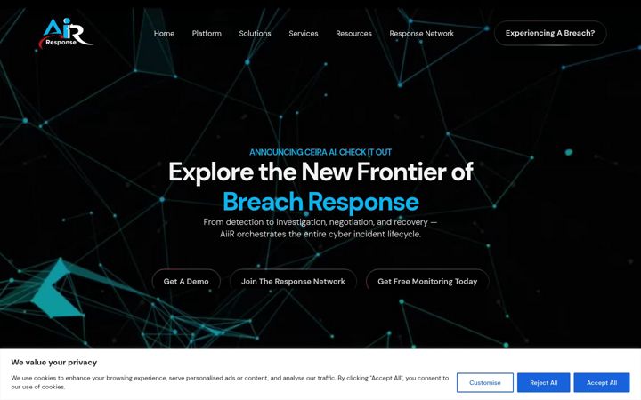 Screenshot of aiiresponse.com
