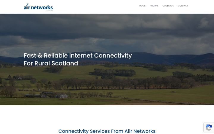 Screenshot of aiirnetworks.co.uk