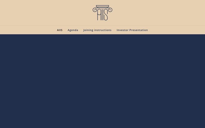 Screenshot von aiis.gr