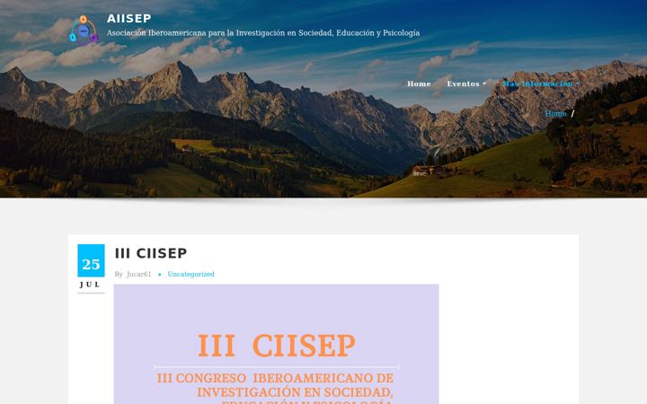 Screenshot of aiisep.es