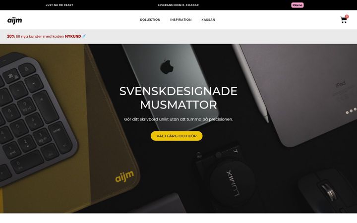 Screenshot of aijm.se