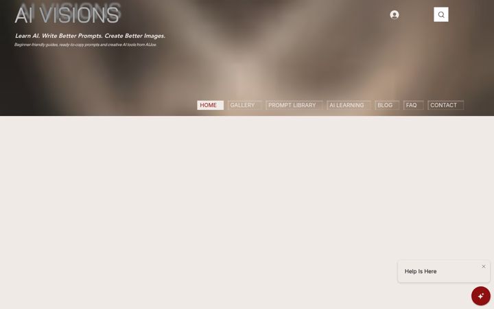 Screenshot von aijoe.uk