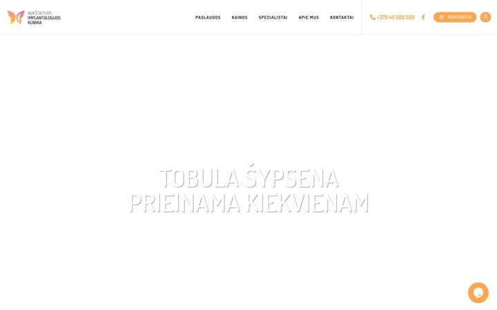 Snimka zaslona za aik.lt
