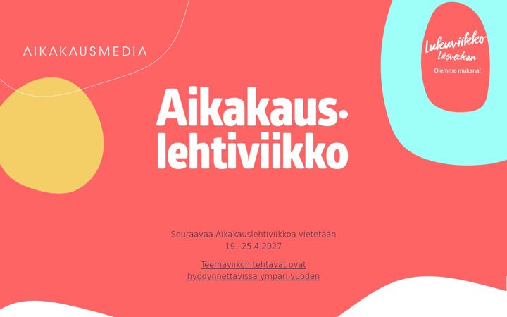 Screenshot του aikakauslehtiviikko.fi