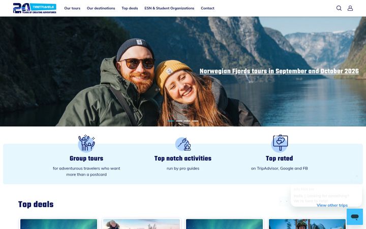 Screenshot του aikamatkat.fi