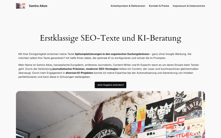 Screenshot of aikas.de