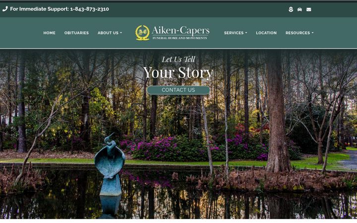 Screenshot of aikencapers.com