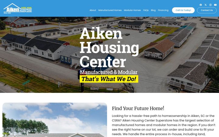 Screenshot di aikenhousingcenter.com