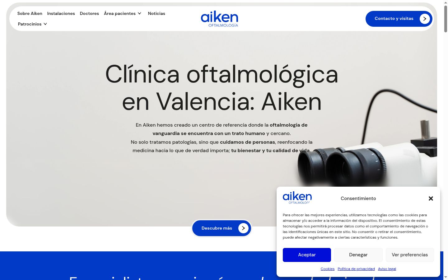 Screenshot tal-banner tal-kunsens muri qabel kwalunkwe interazzjoni